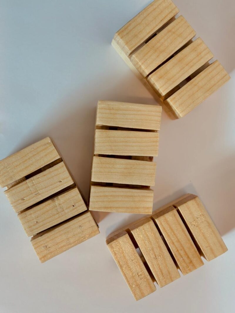 Jabonera Artesanal de Madera - Imagen 2