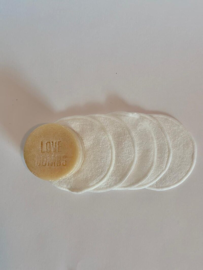 Kit de pads de bambú y desmaquillante