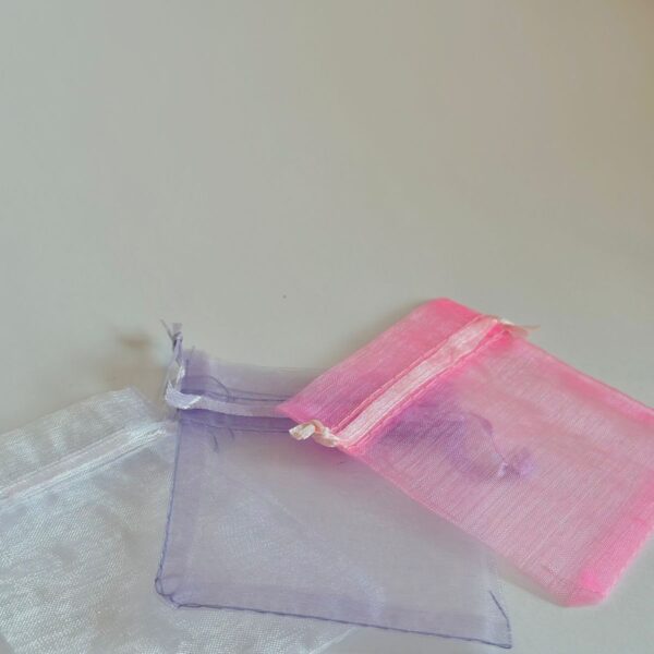 Bolsa de Organza para restos de shampoo