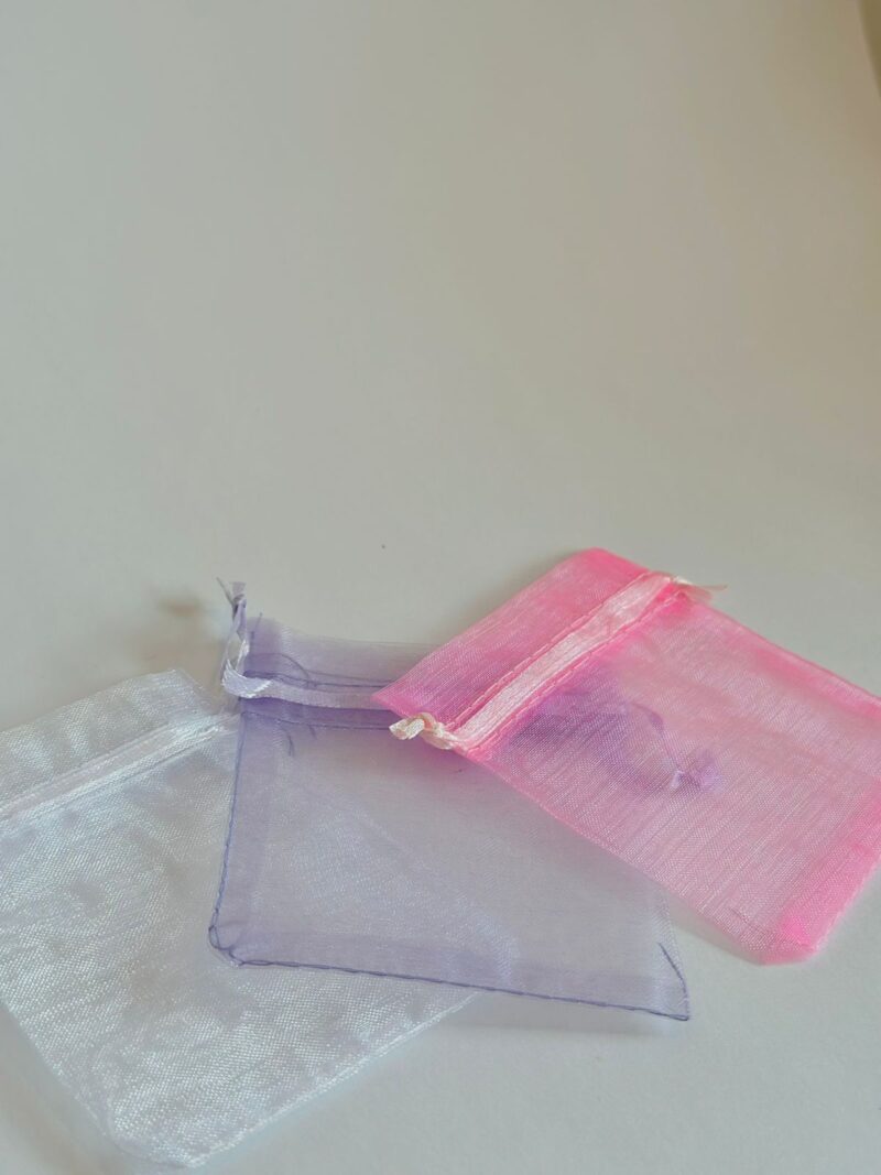 Bolsa de Organza para restos de shampoo