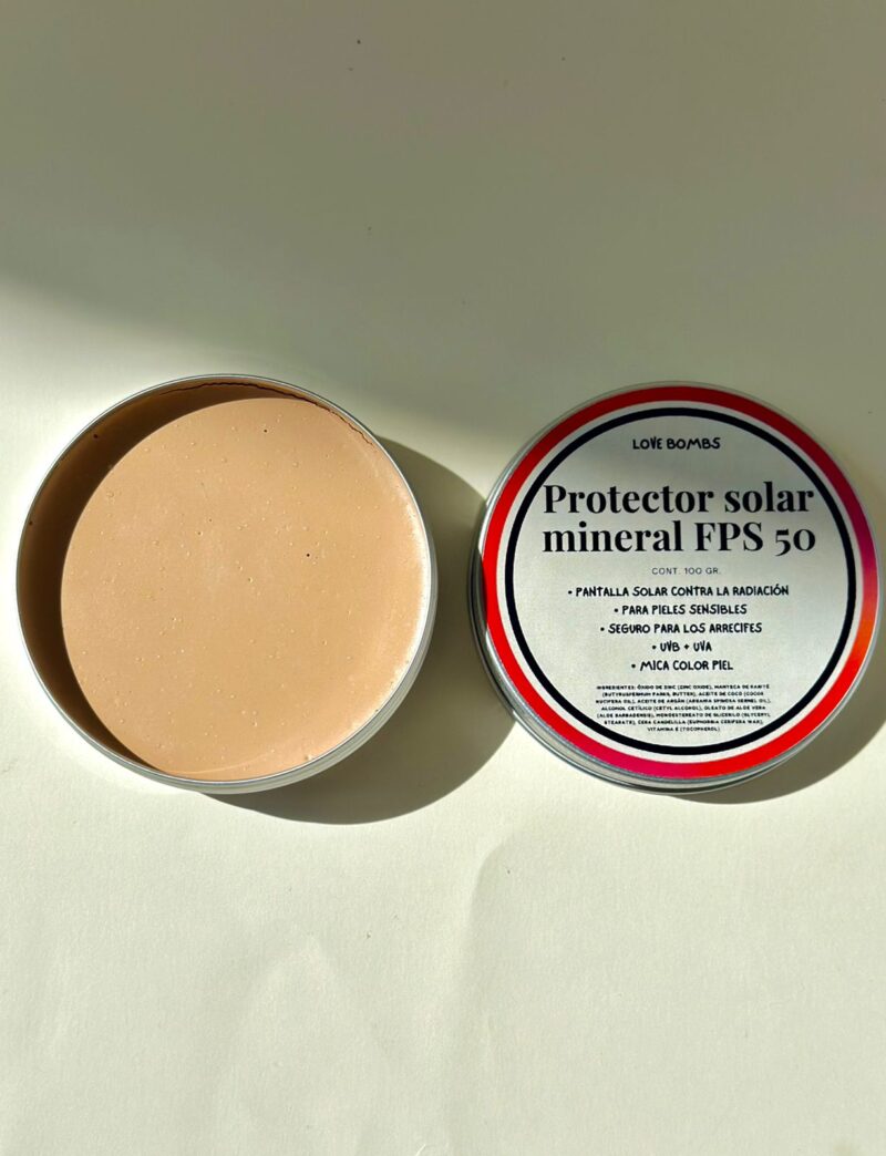 Protector Solar Mineral con Color en Crema