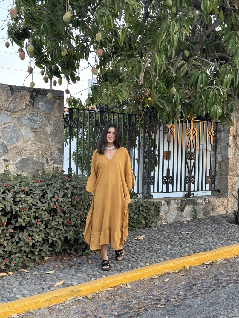 Vestido Himalaya Mostaza - Imagen 5