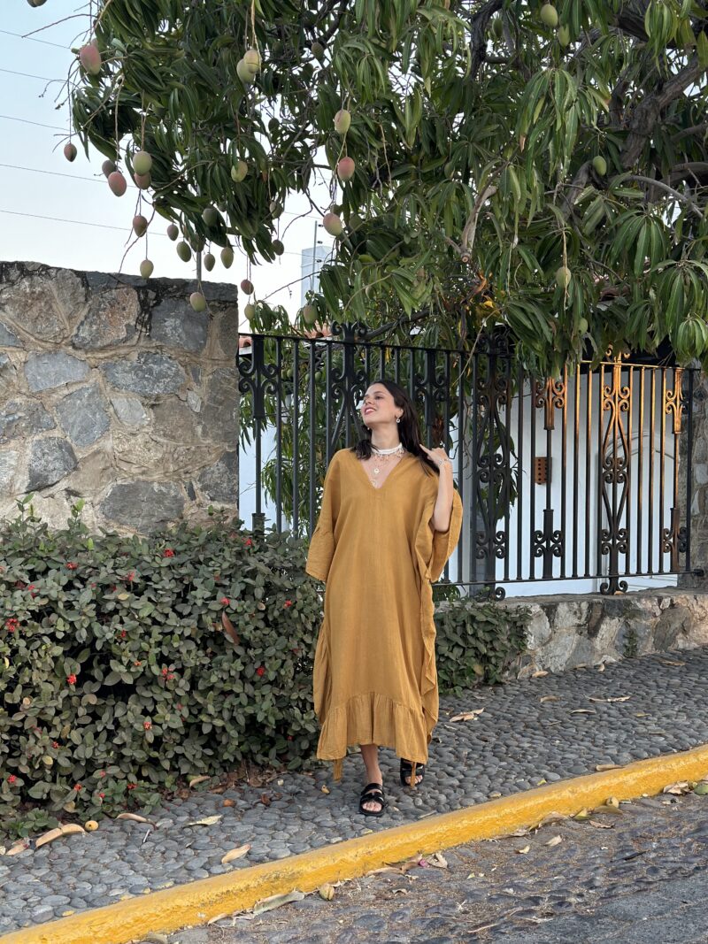 Vestido Himalaya Mostaza - Imagen 4