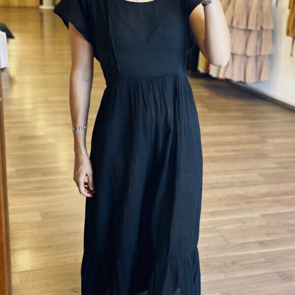 Vestido Orquídea Negro