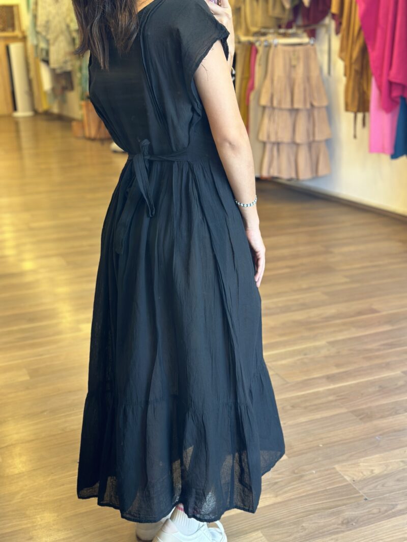 Vestido Orquídea Negro - Imagen 3