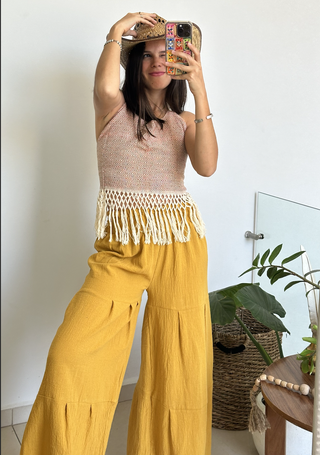 Pantalón Aura Mostaza