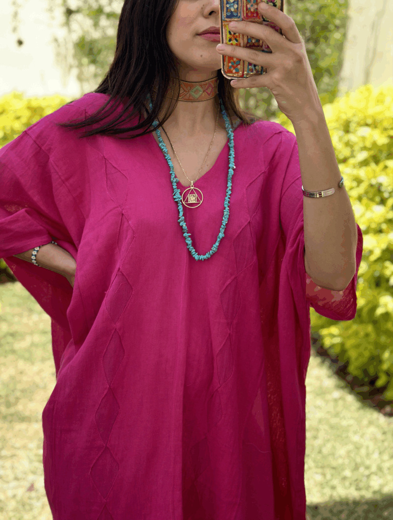 Vestido Mita Fucsia - Imagen 2