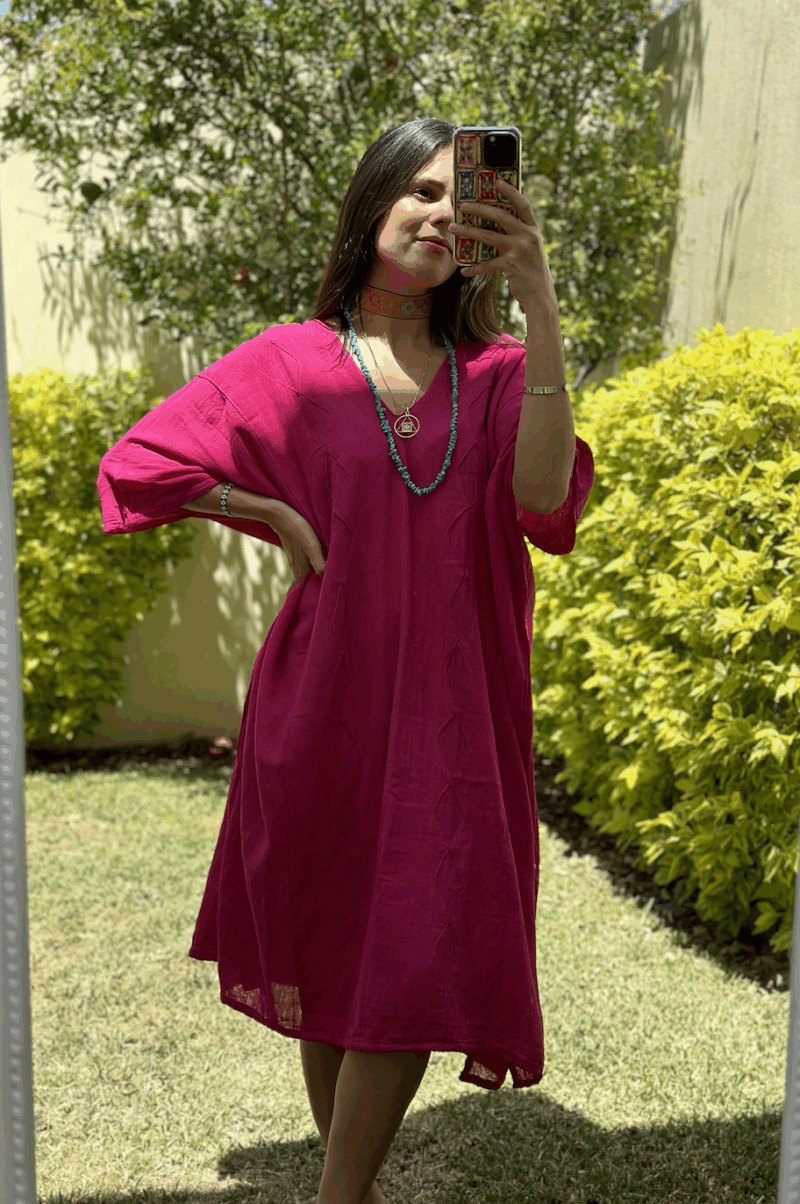Vestido Mita Fucsia
