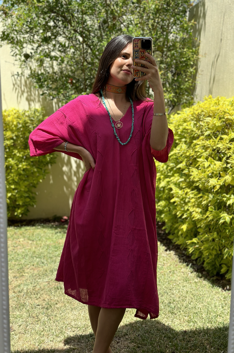 Vestido Mita Fucsia