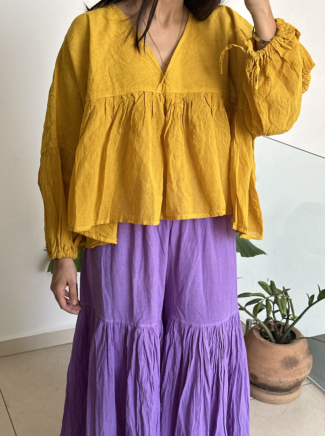 Blusa Luciérnaga Amarilla
