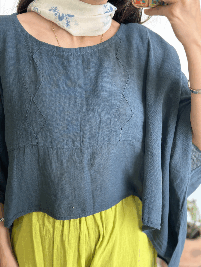 Blusa Arrecife Azul Marino - Imagen 3