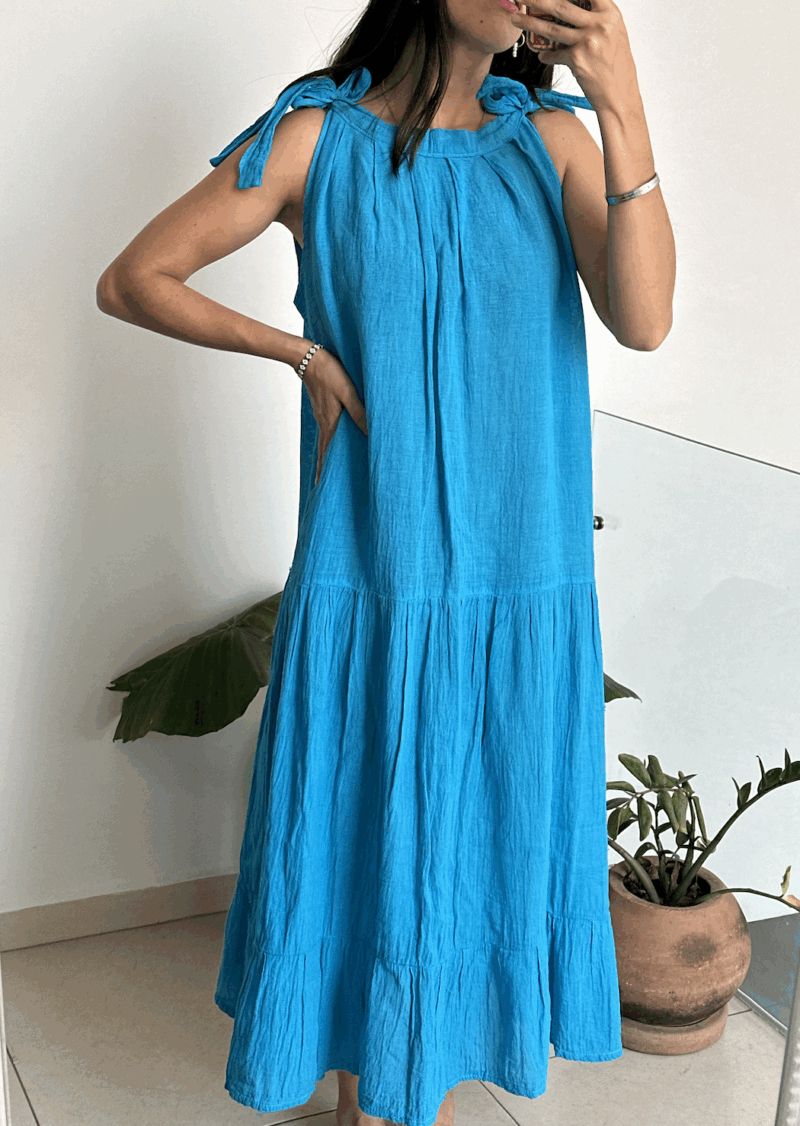 Vestido Grecia Azul Cielo - Imagen 2
