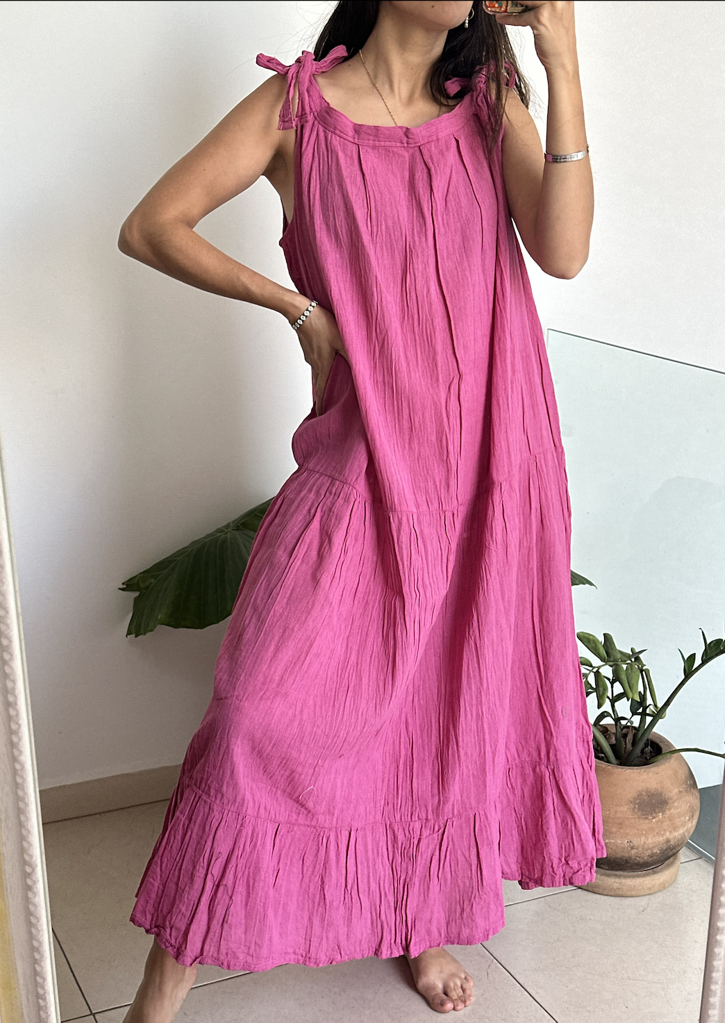 Vestido Grecia Rosa