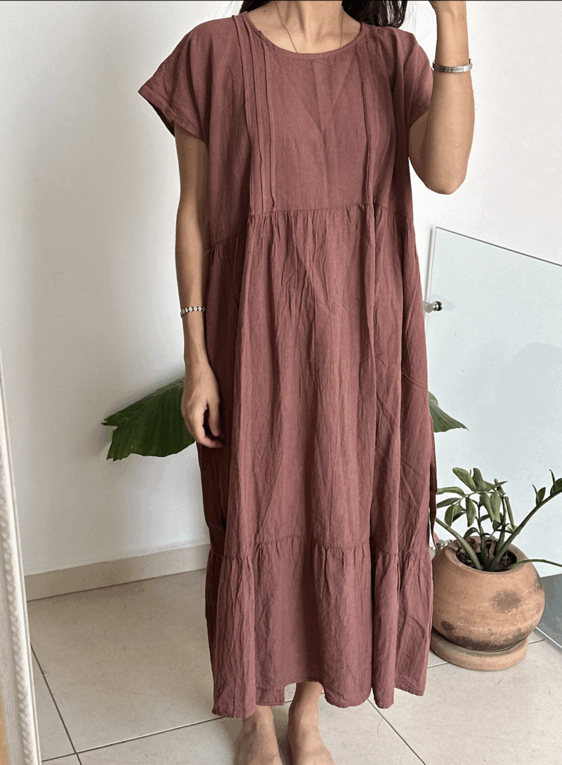 Vestido Orquidea Tabaco - Imagen 4