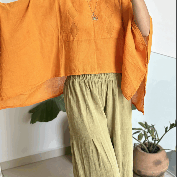 Blusa Arrecife Naranja