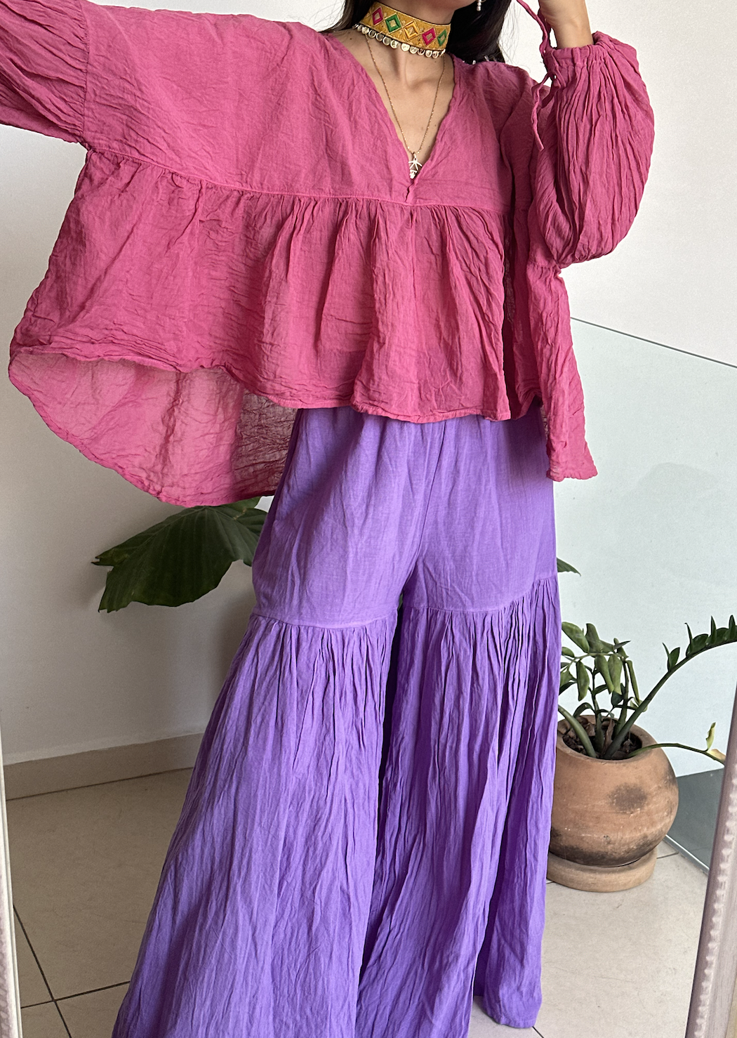 Blusa Luciérnaga Rosa