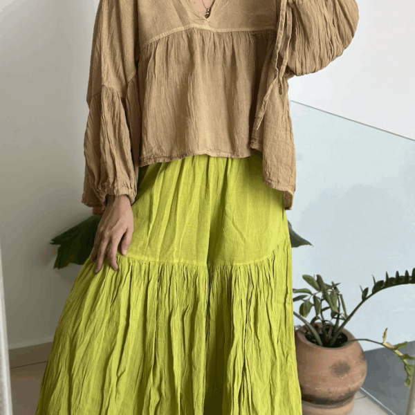 Blusa Luciérnaga Pistache
