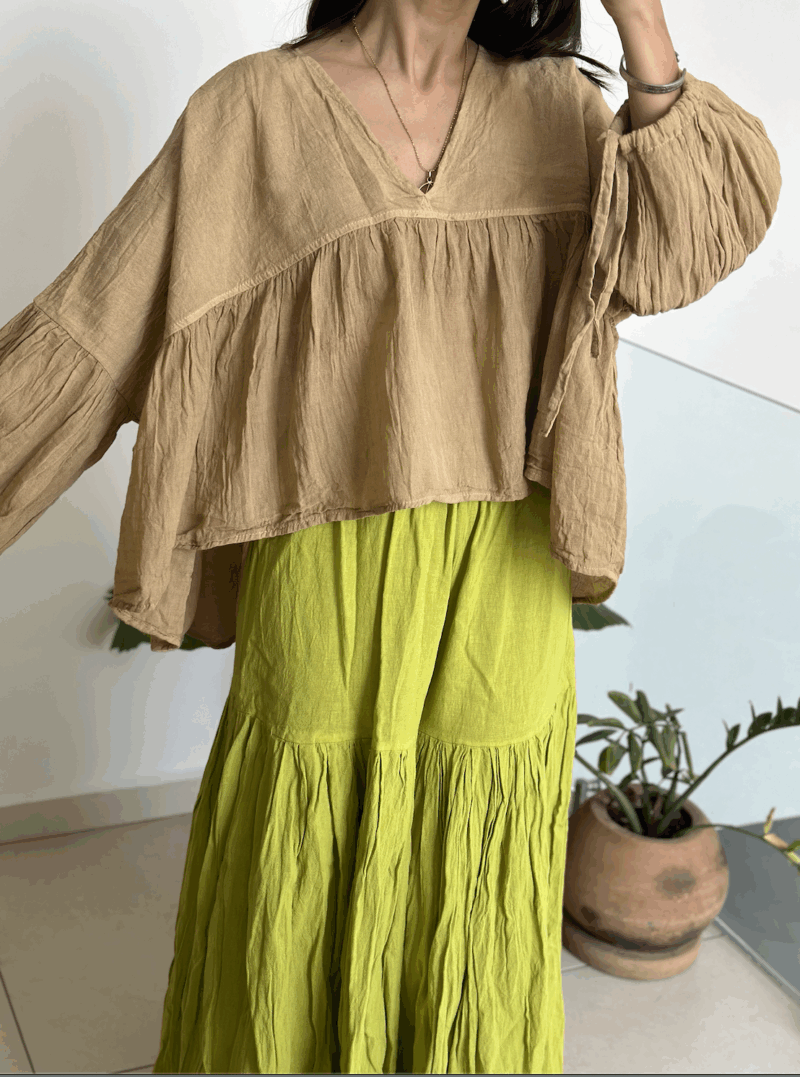 Blusa Luciérnaga Pistache - Imagen 3