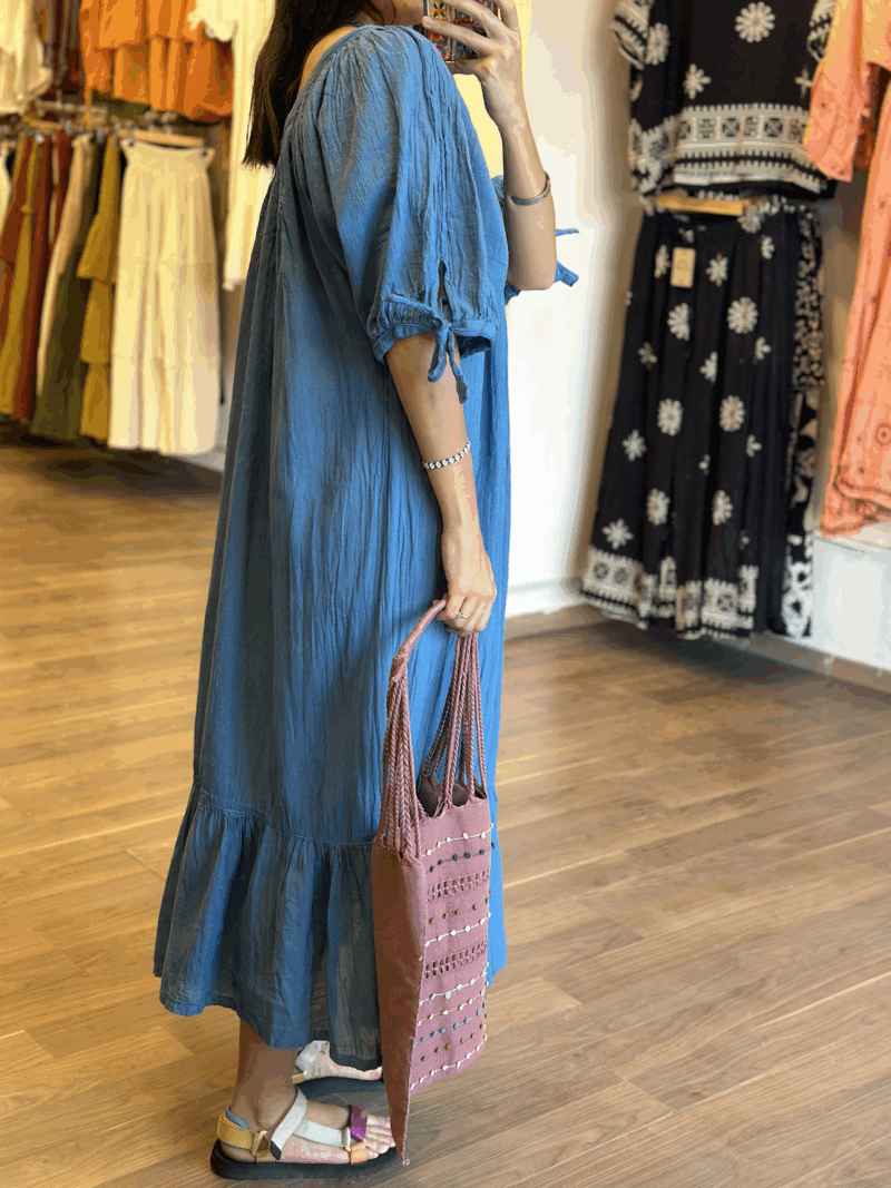 Vestido Afrodita Azul Royal - Imagen 3