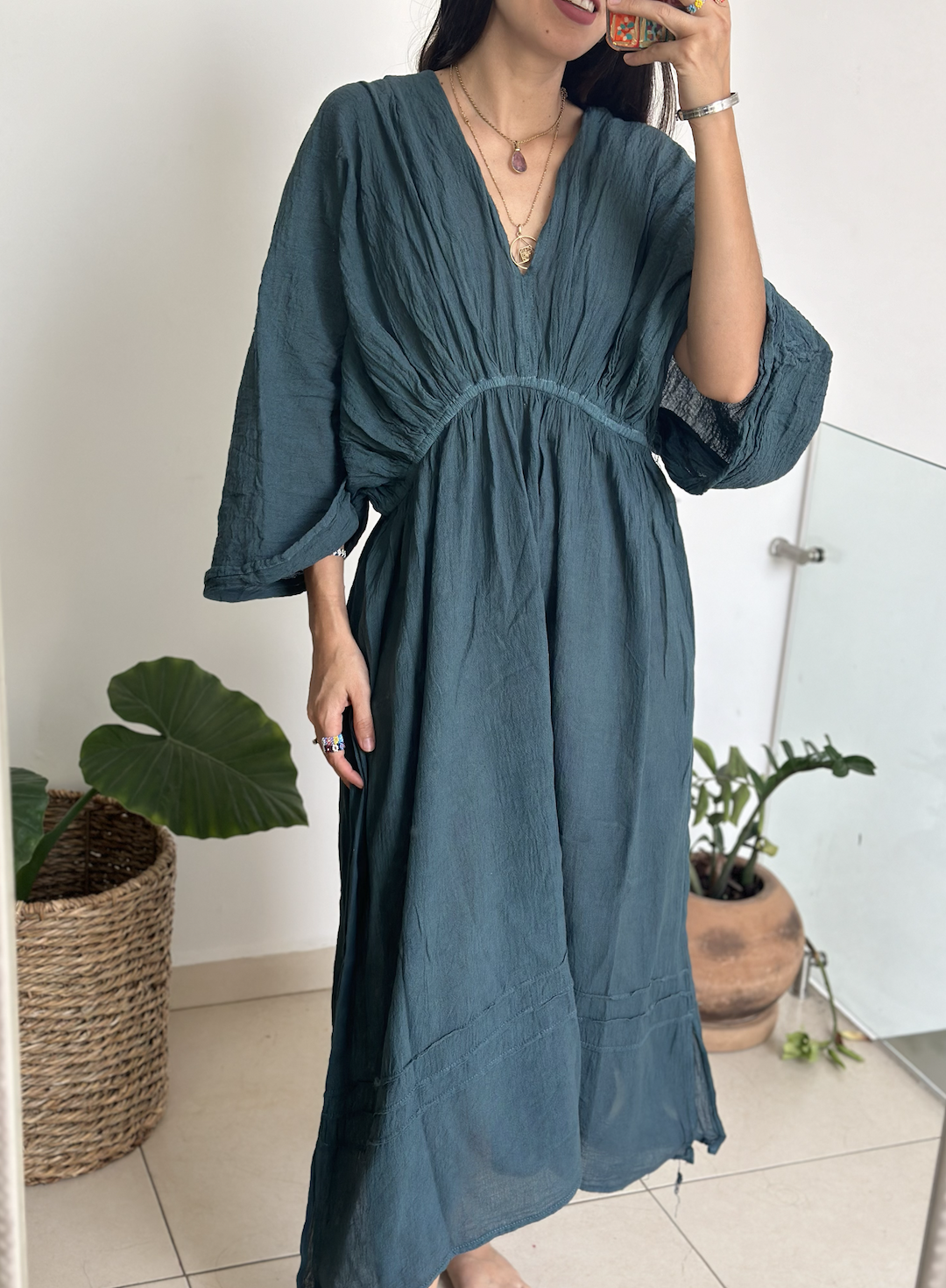 Vestido Tulipán Azul Marino