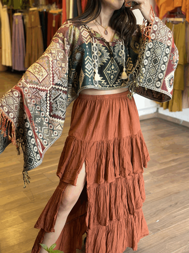 Falda Mar Ladrillo - Imagen 3