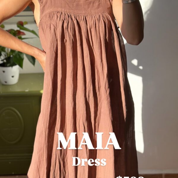 Vestido Maia Café