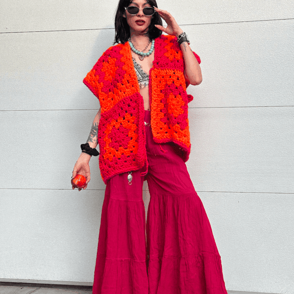 Pantalon Sagitario Rojo fresa