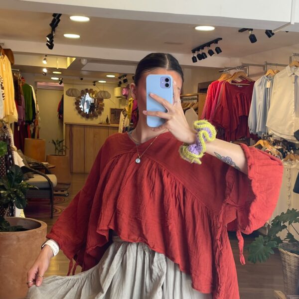 Blusa Luciérnaga Ladrillo