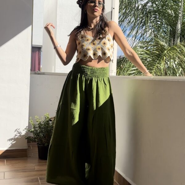 Pantalon Aura Verde Pino