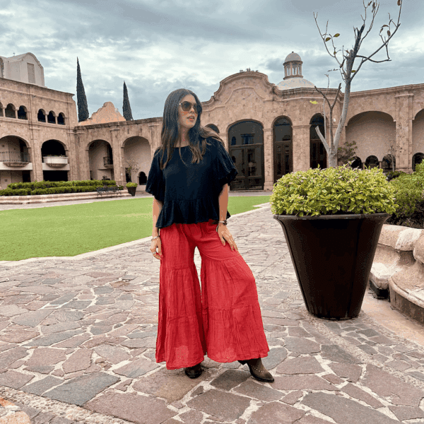 Pantalon Sagitario Color Mamey