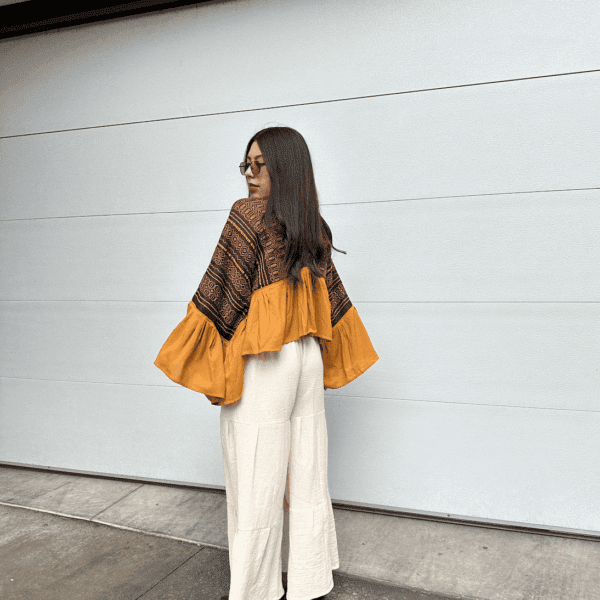 Blusa Cualli Mostaza