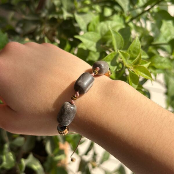 Pulsera de hilo encerado