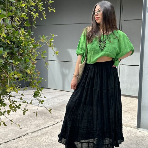 Falda Sol Negra