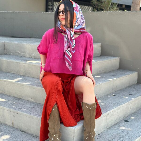 Blusa Arrecife Fucsia