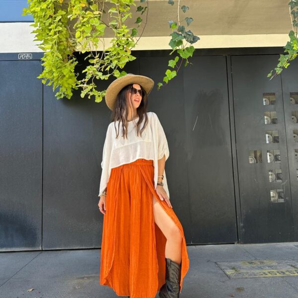 Pantalon Cuarzo Naranja