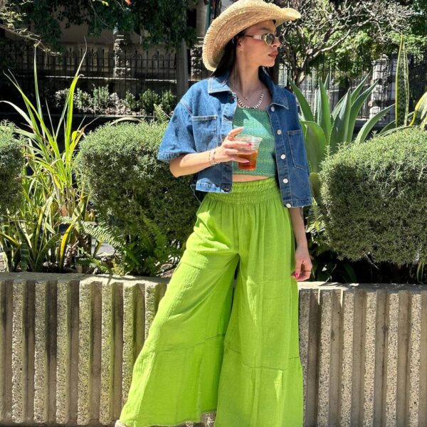 Pantalon Aura Verde Neon