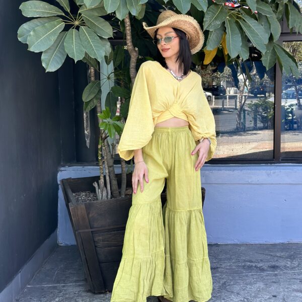 Pantalon Sagitario Verde Lima