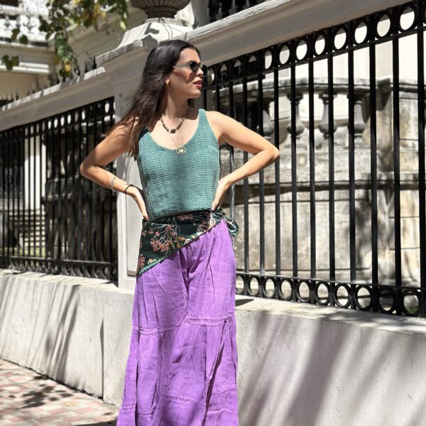 Pantalon Sagitario Morado Claro