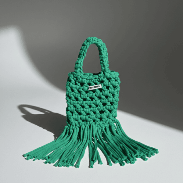 Bolsa Verde Mini con Barbitas