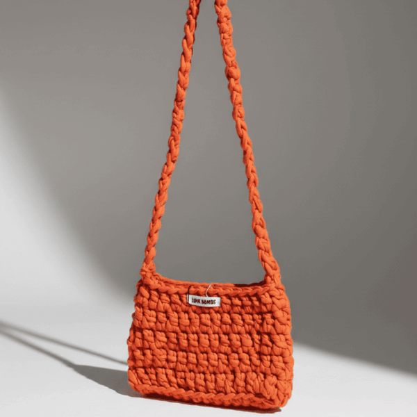 Bolsa Crochet Naranja