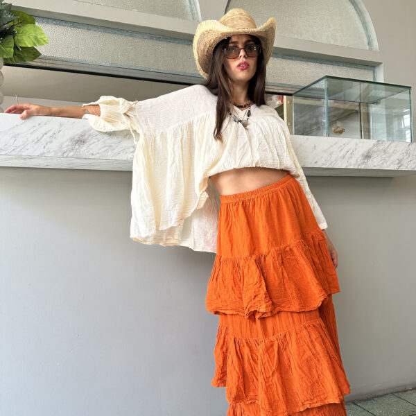 Falda Mar Naranja