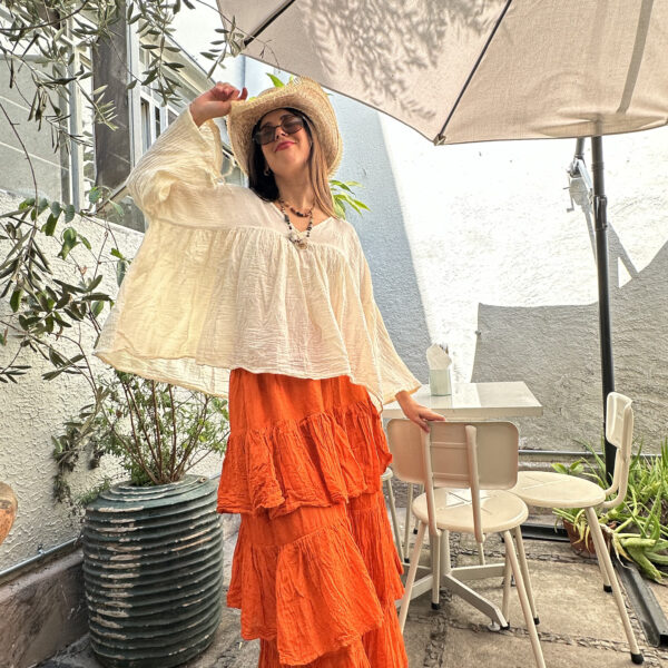 Blusa Luciernaga Crudo