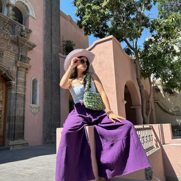 Pantalon Aura Morado