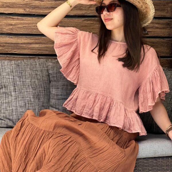 Blusa Brisa Baby Pink