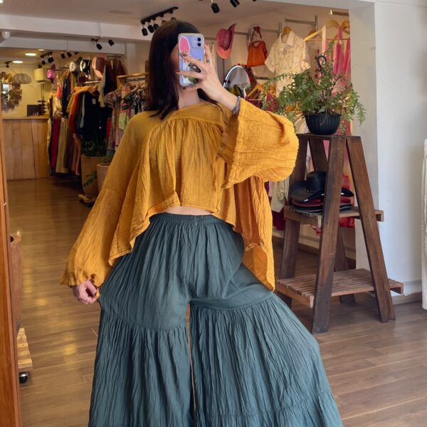 Pantalon Sagitario Verde Azulado