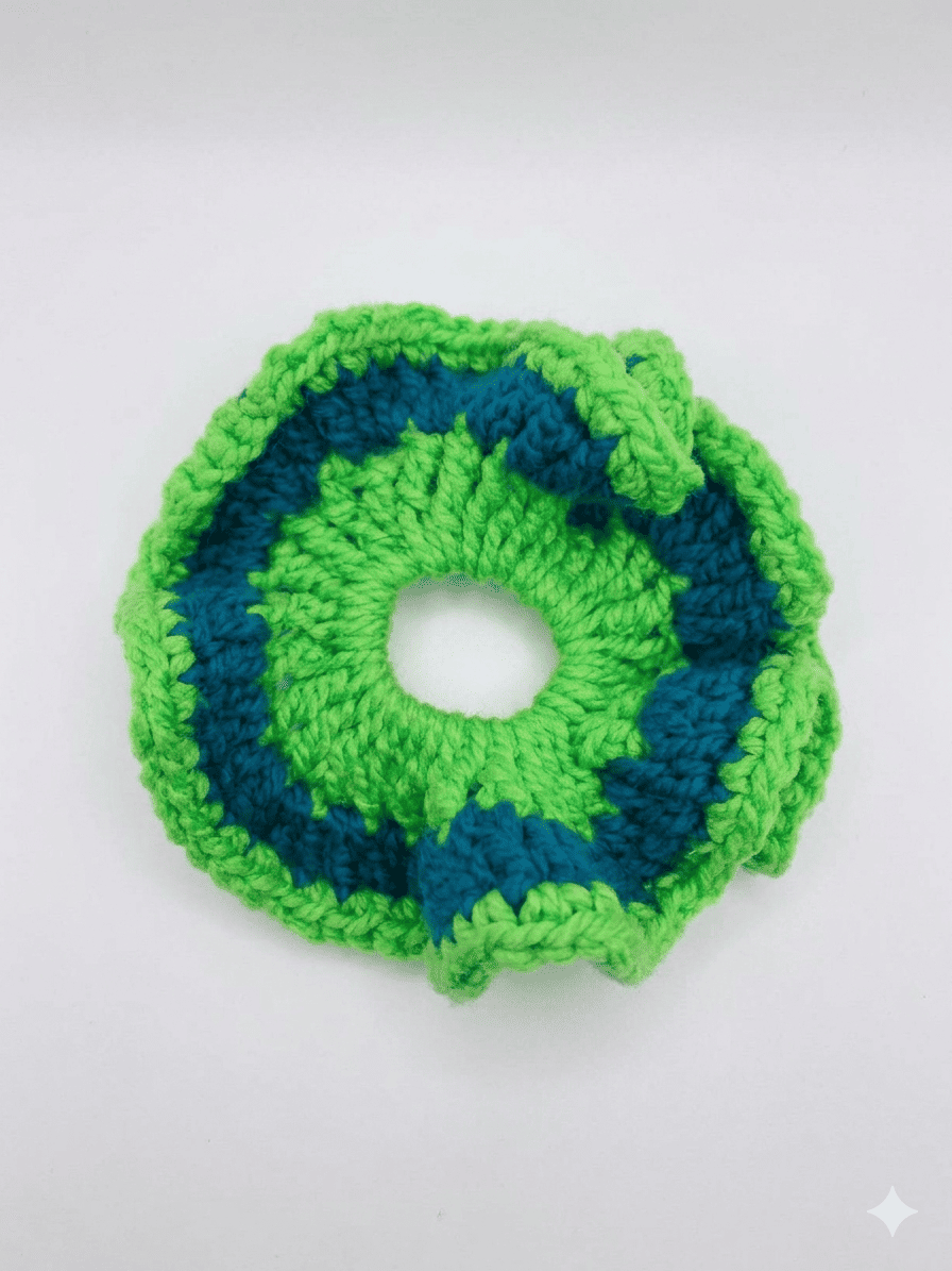 Scrunchie de Crochet