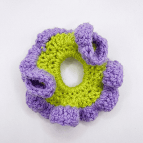 Scrunchie de Crochet