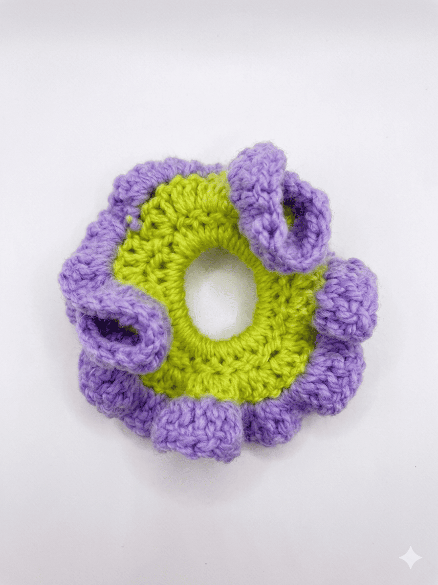 Scrunchie de Crochet