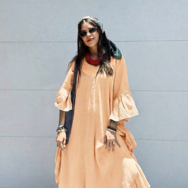 Vestido Himalaya Crema