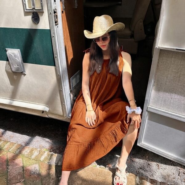 Vestido Grecia Cafe